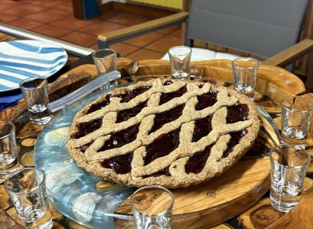 Our handmade tart
